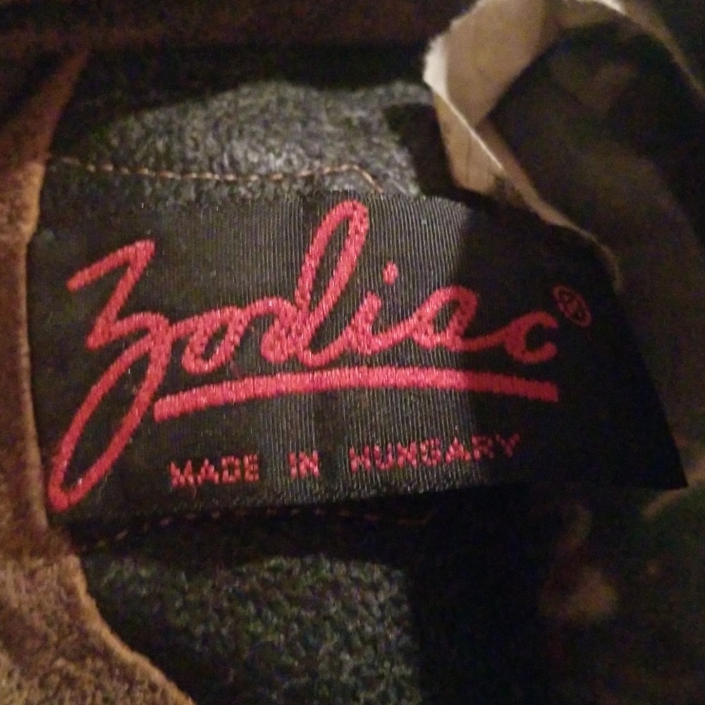 Zodiac brown cowboy boots